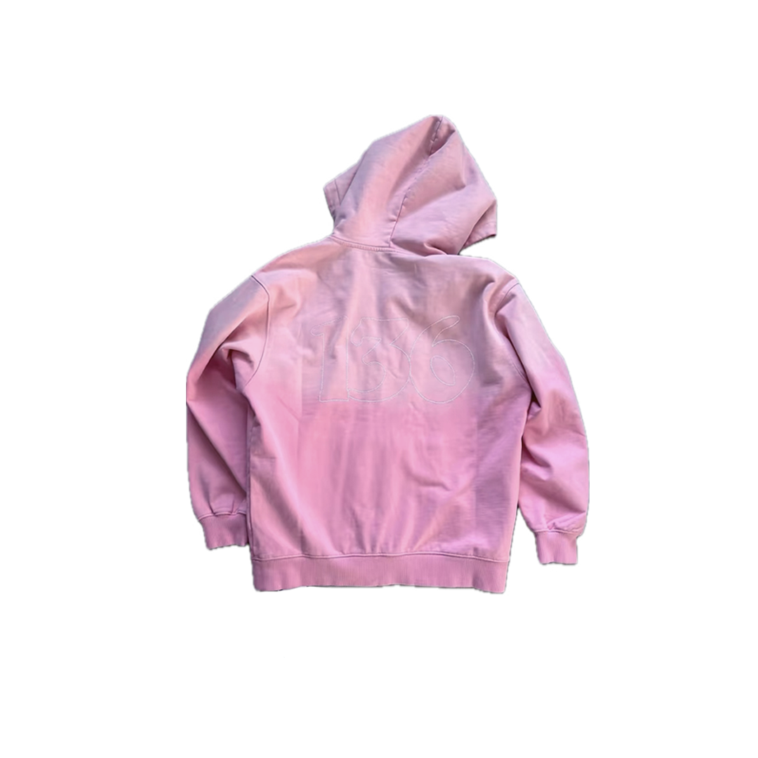 'PINK' ZIP-UP HOODIE