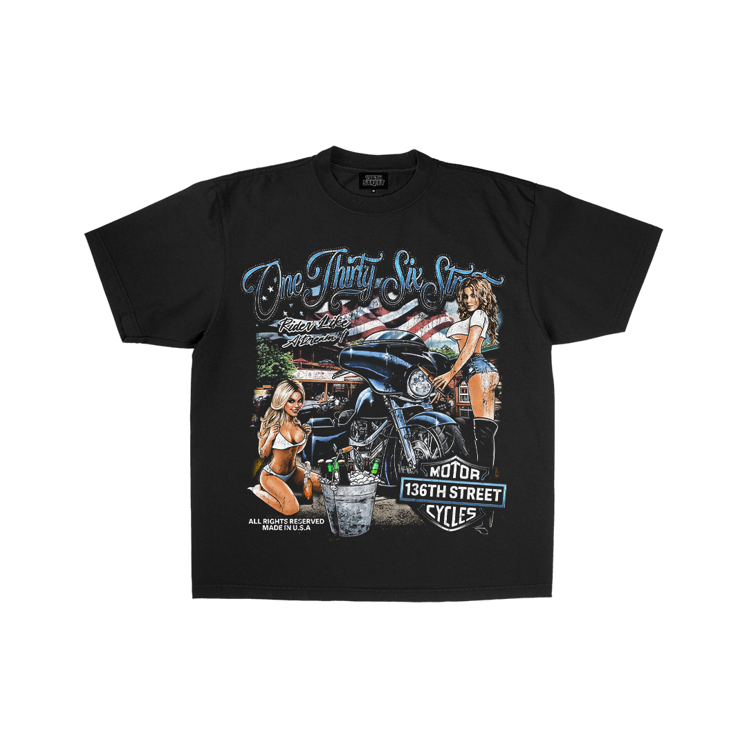 'RIDE LIKE A DREAM' MOTORCYCLE TEE